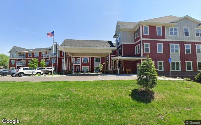 Exterior of Lindstrom Senior Living